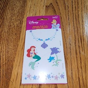 DISNEY THE LITTLE MERMAID Ariel Temporary Body Jewelry Stickers NEW IN PACKAGE